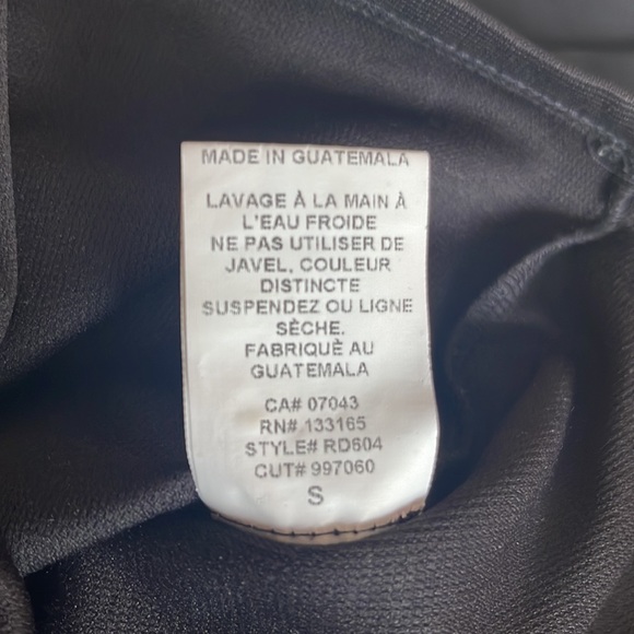 FINN & CLOVER Black Midi Dress with Sheer Overlay Size Small - Picture 9 of 16